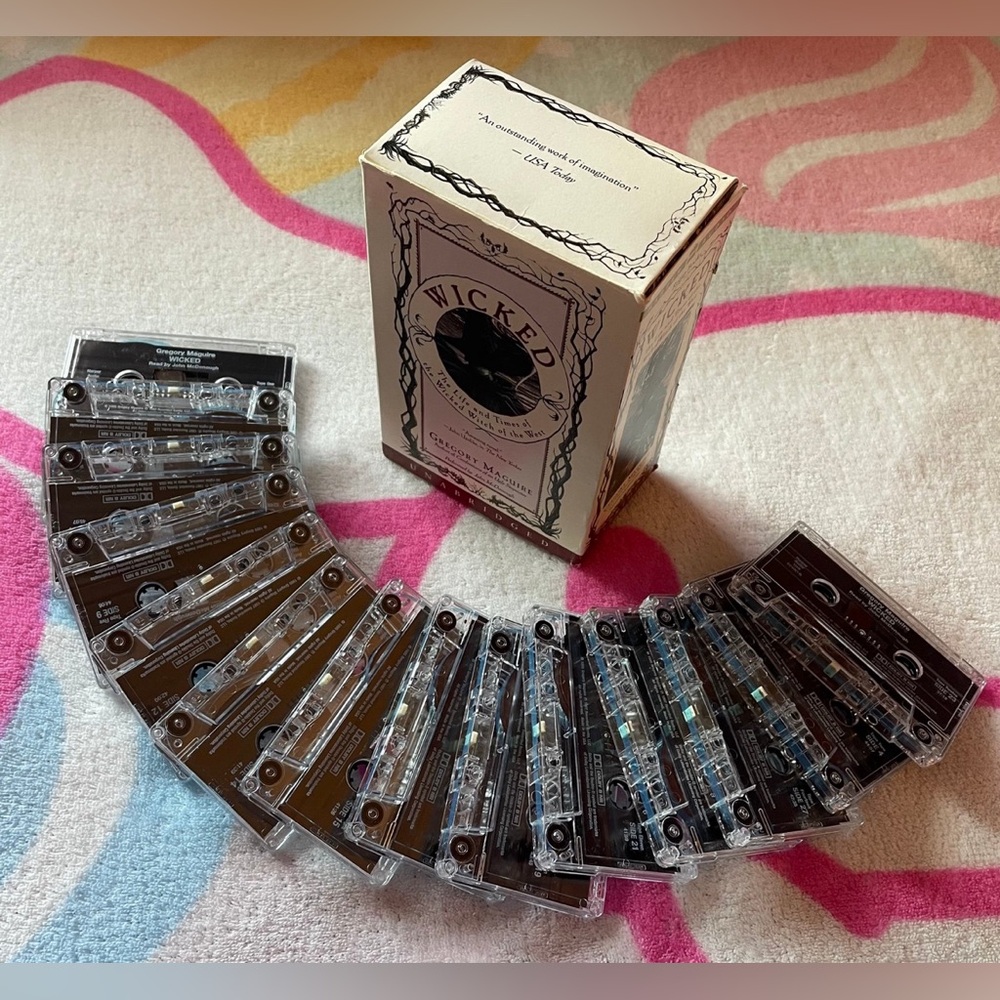 Gregory Maguire The Life And Time Wicked Audio Book 14 Cassette Unabridged